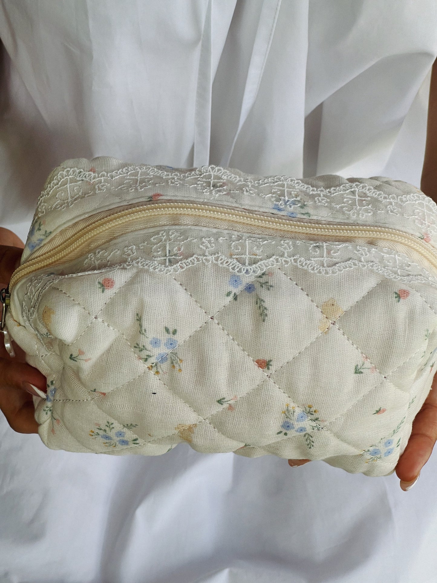 Cora Quilted Beauty Bag