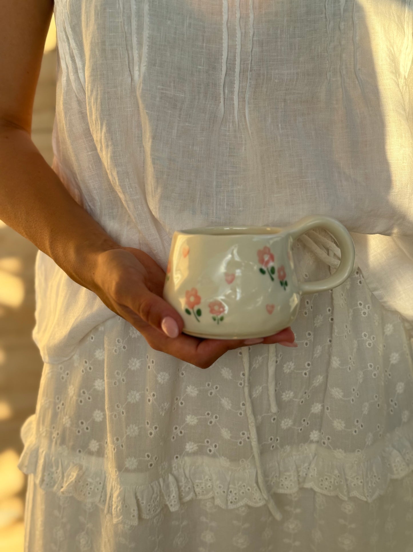 Audrey Ceramic Cup and Saucer