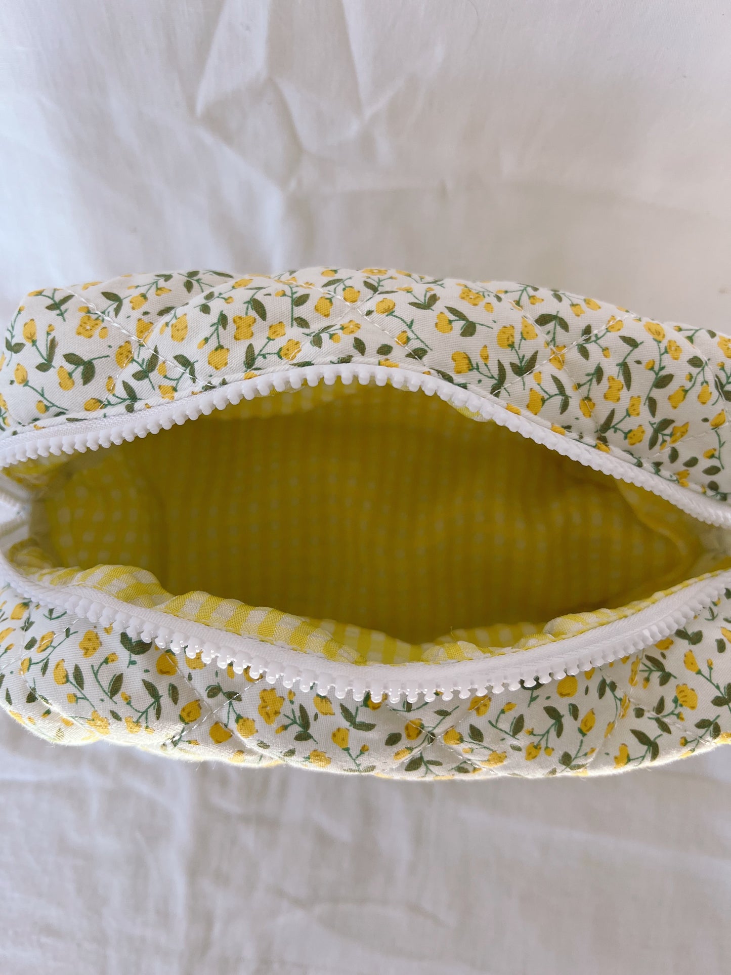 Garden Grace Quilted Beauty Bag