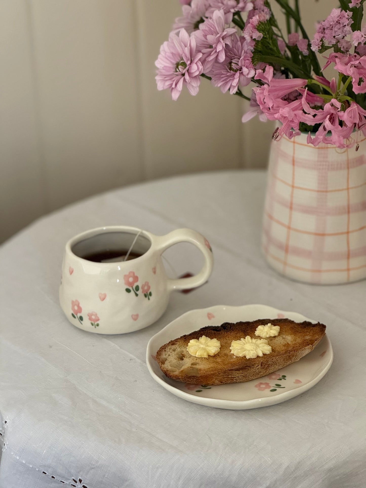Audrey Ceramic Cup and Saucer