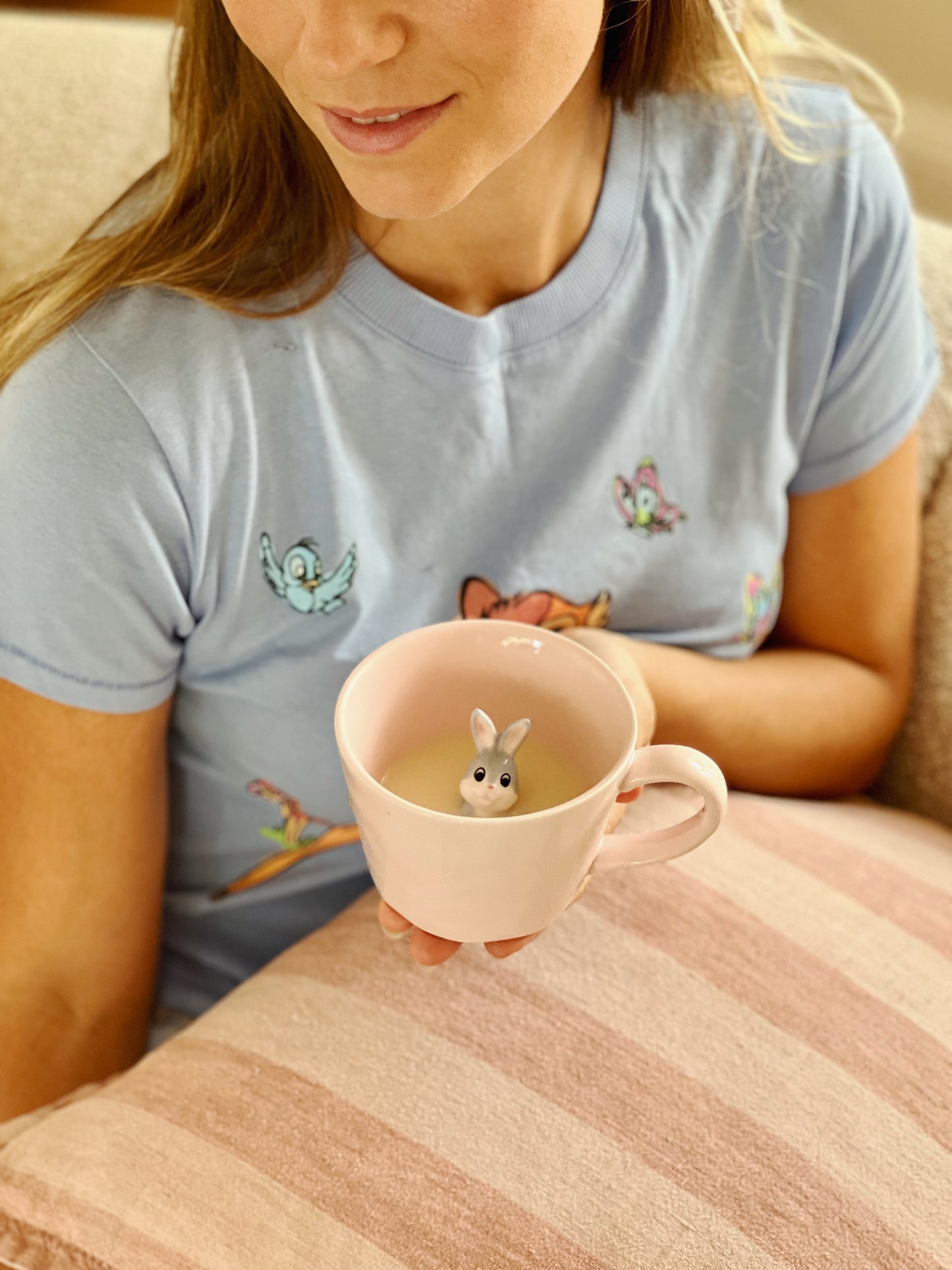 Bunny Blush Ceramic Mug