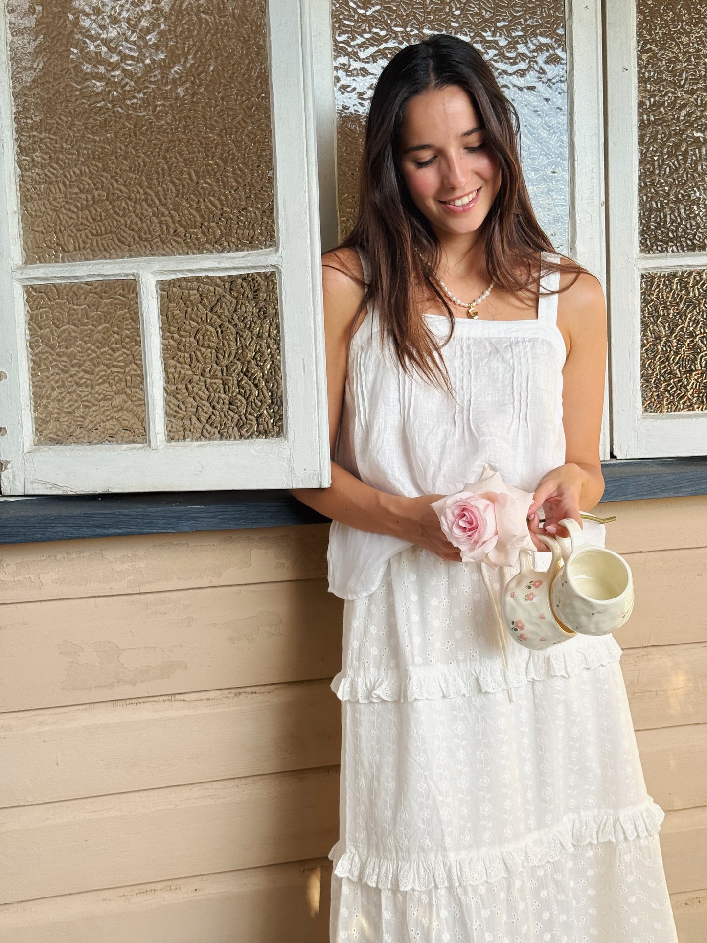 Audrey Ceramic Cup and Saucer