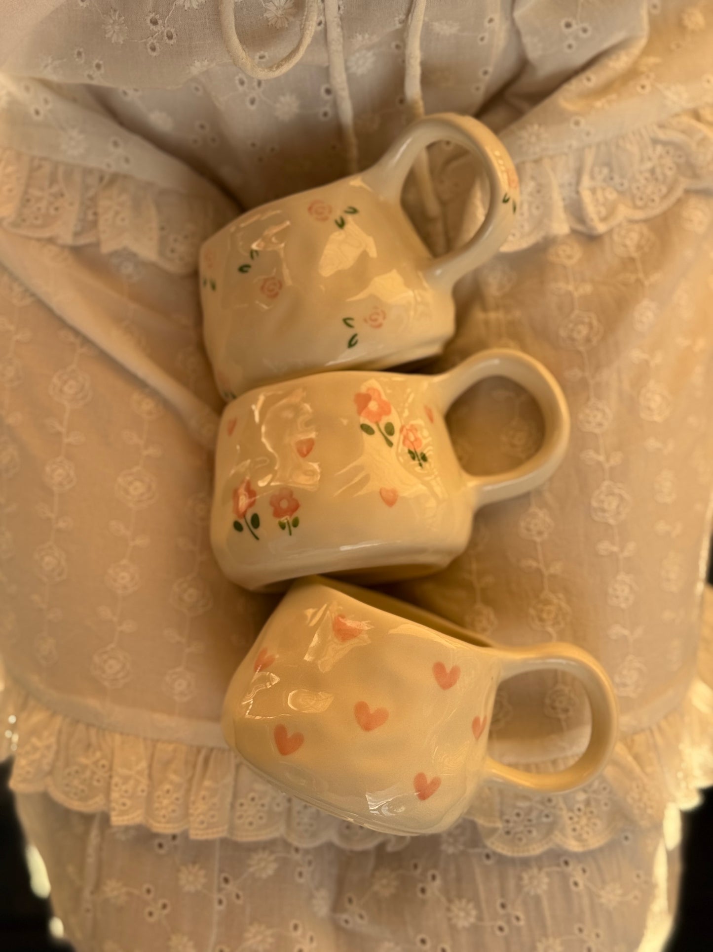 Audrey Ceramic Cup and Saucer