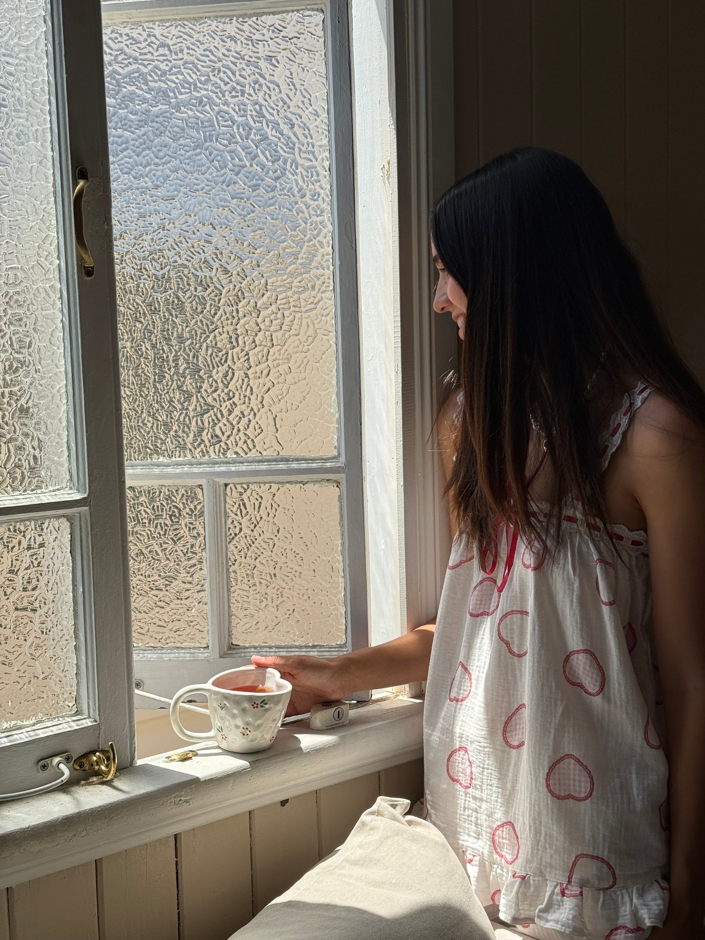 Florie Heart Shaped Ceramic Mug