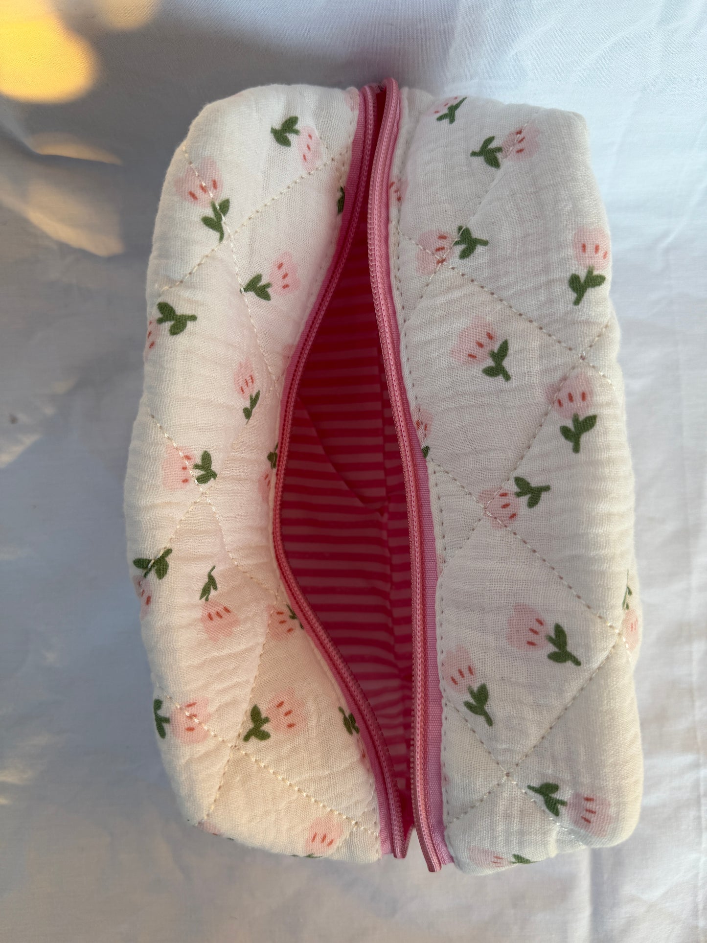 Florence Quilted Beauty Bag