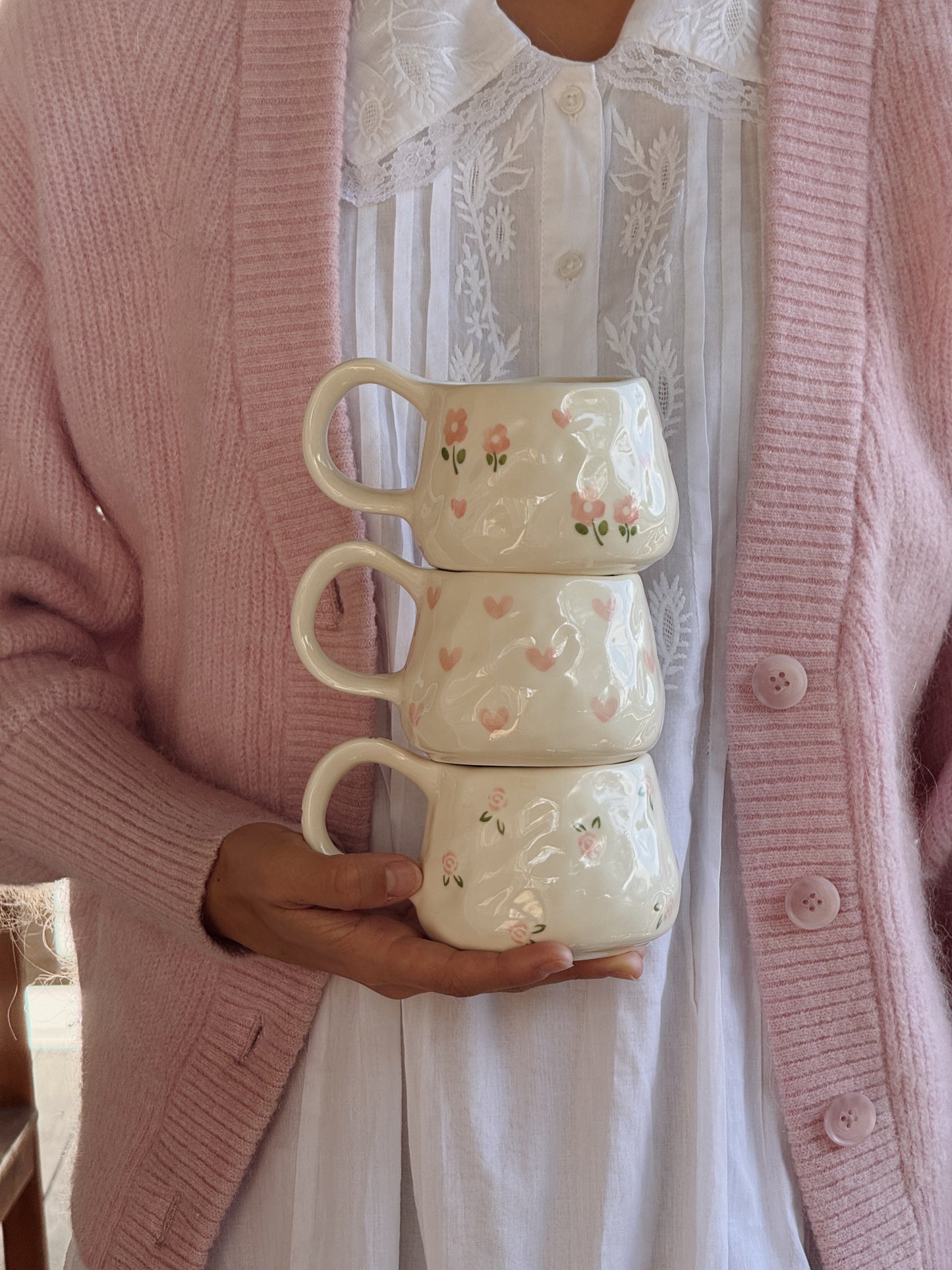 Audrey Ceramic Cup and Saucer