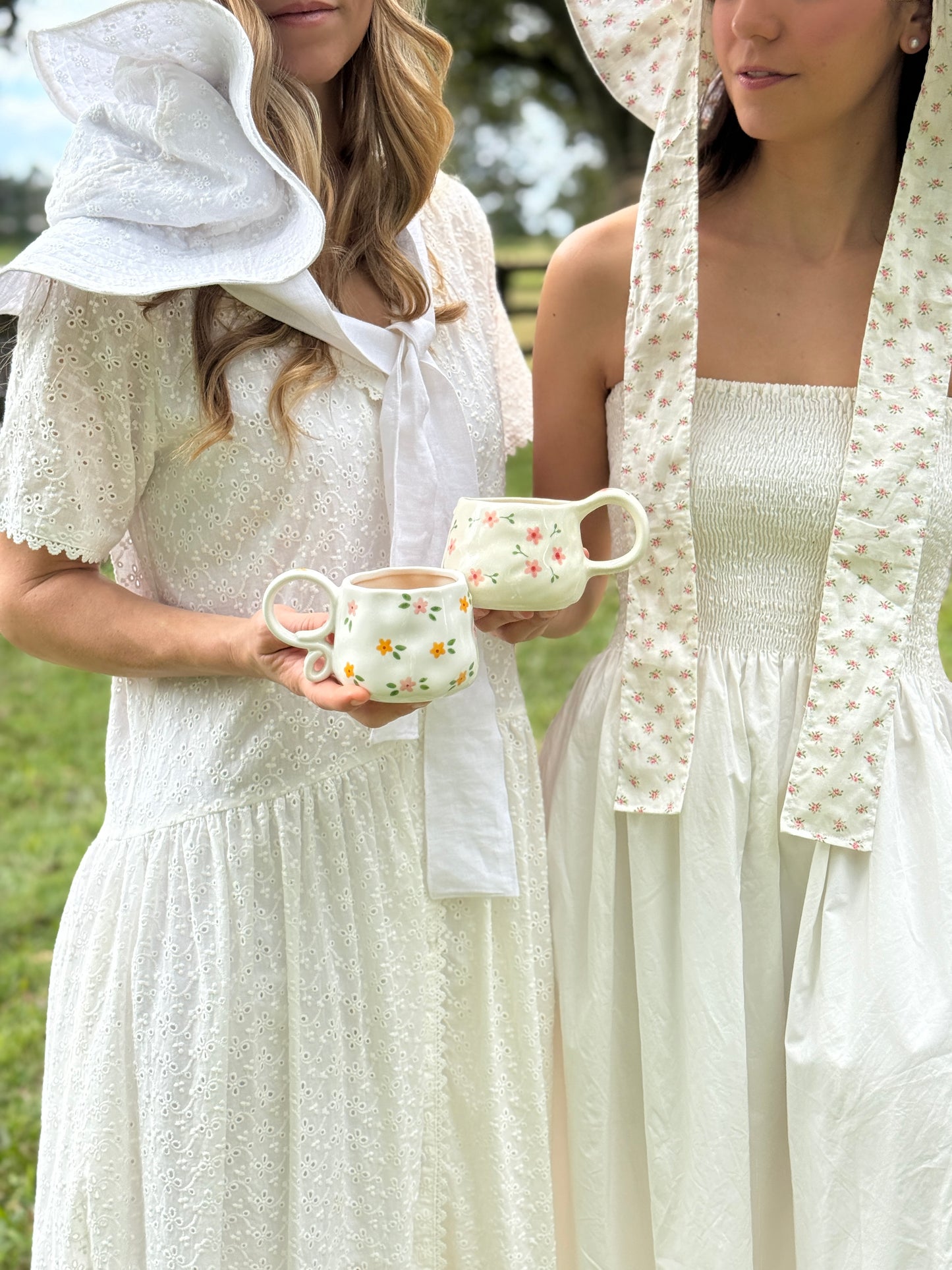 Ruthie Bloom Ceramic Cup and Saucer