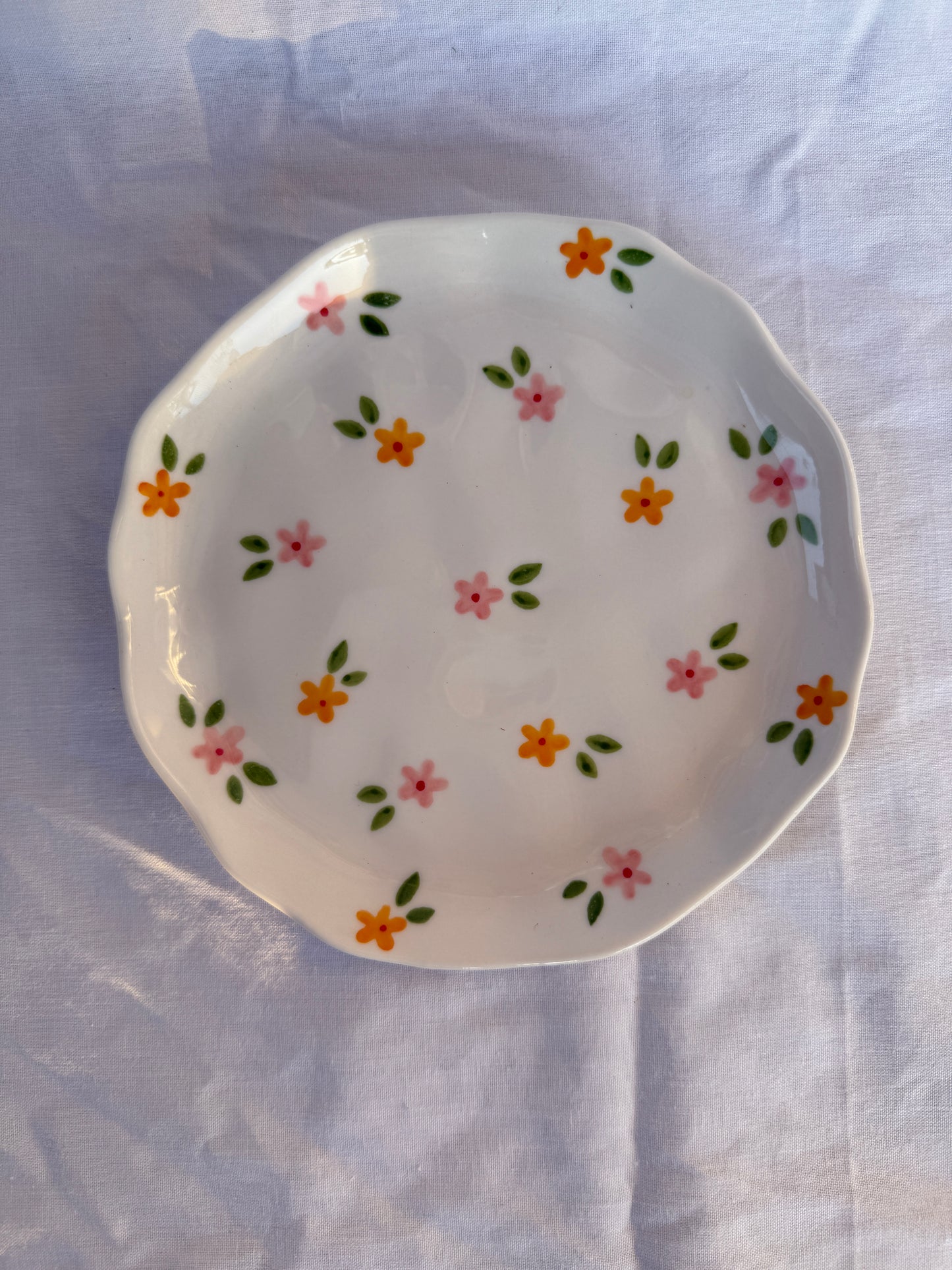 Ruthie Bloom Ceramic Cup and Saucer