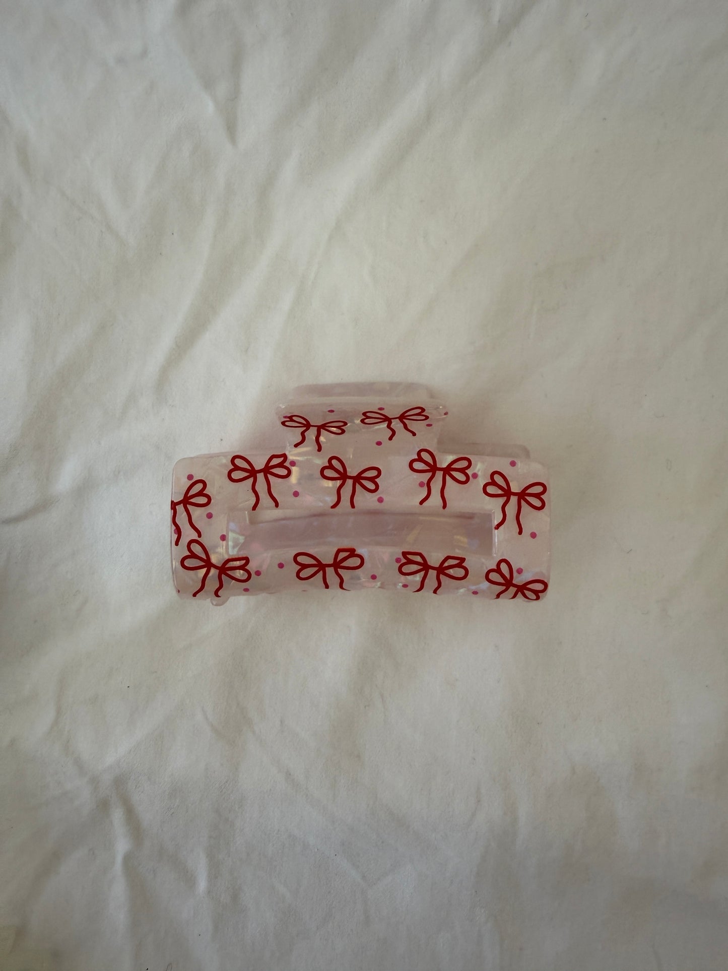 With Love Bow Hair Claw
