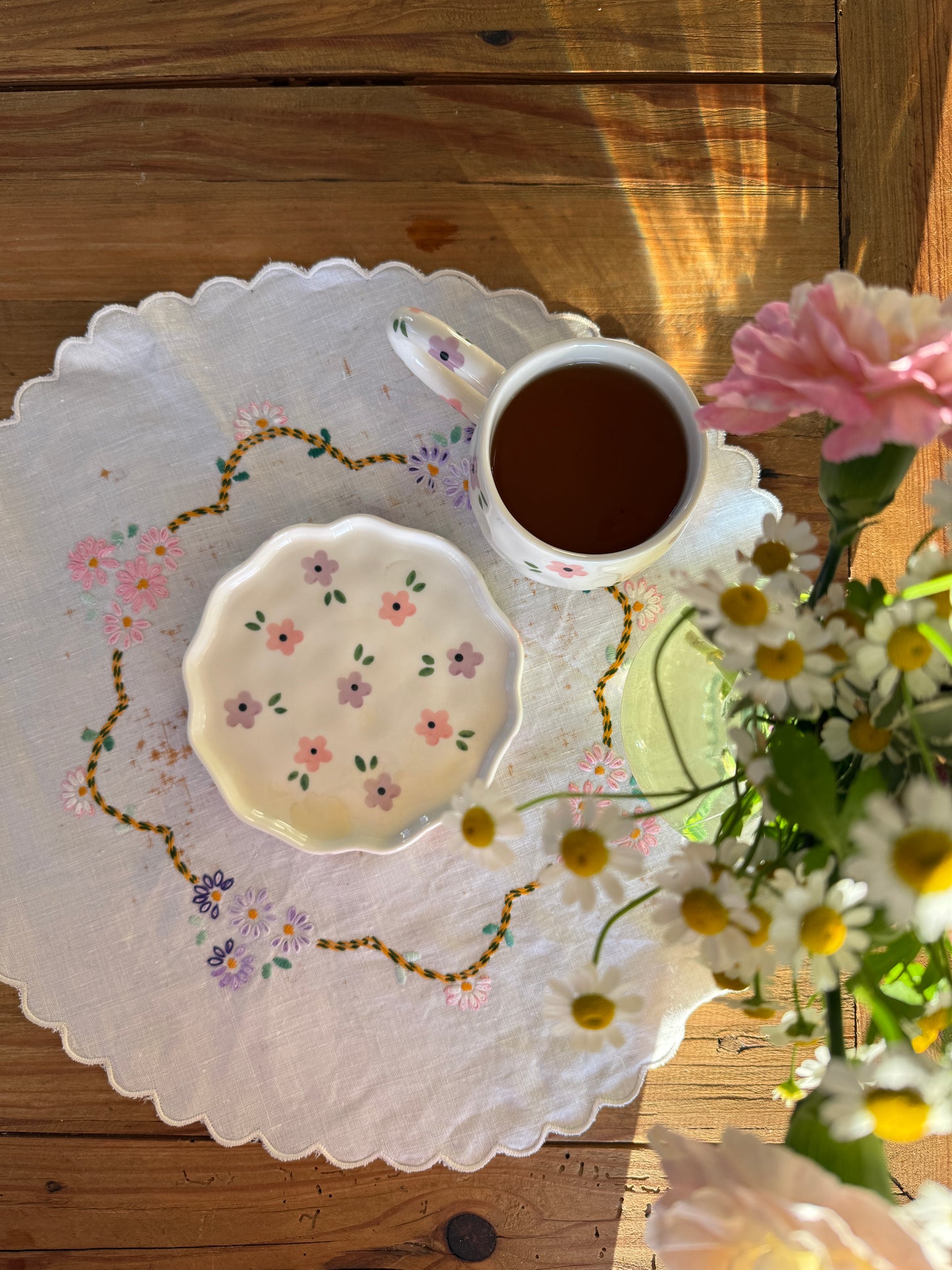 Noa May Ceramic Cup and Saucer