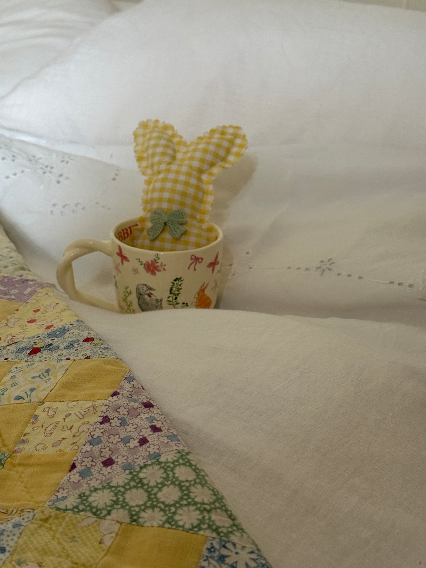 Garden Bunny Ceramic Mug