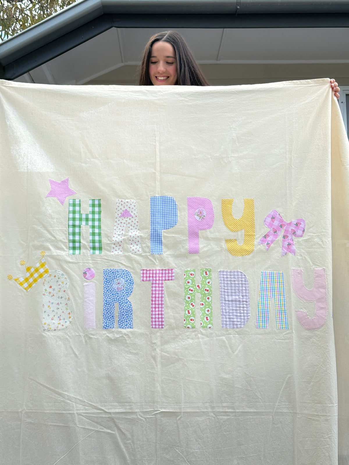 Ready-Made Pastel Happy Birthday Banner