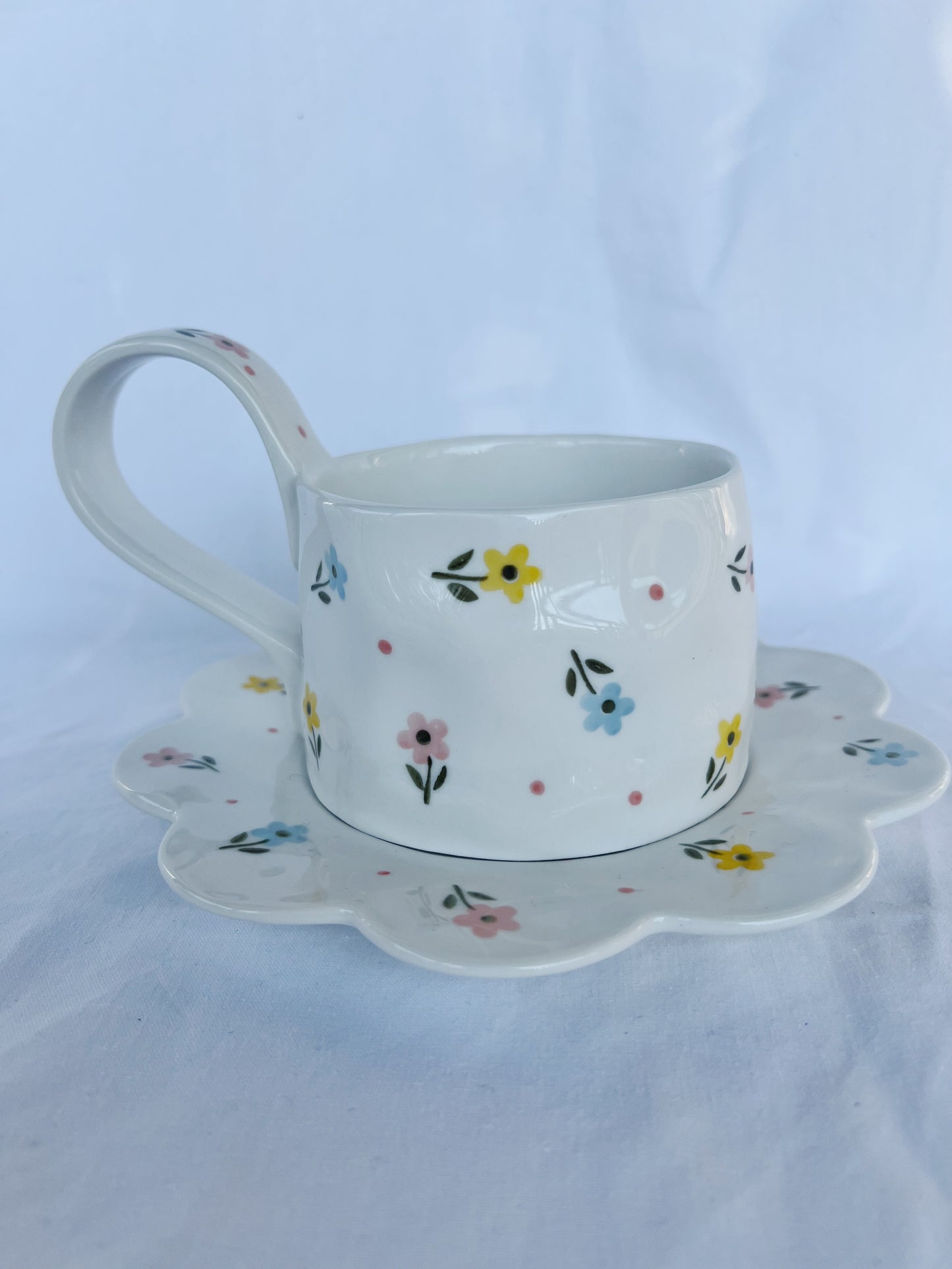 Meadow Mae Ceramic Cup and Saucer