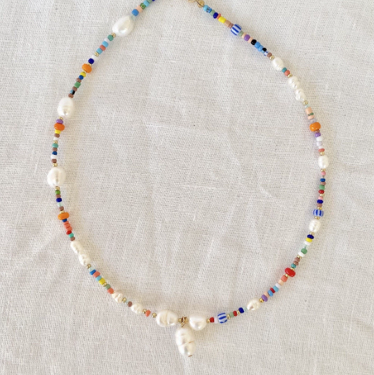 Little Cove Pearl and Bead Necklace