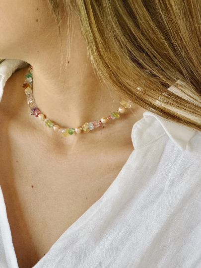 Pastels for Spring Necklace