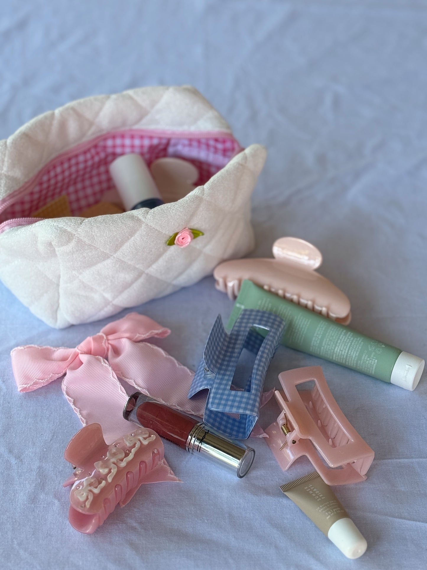 Cora Quilted Beauty Bag