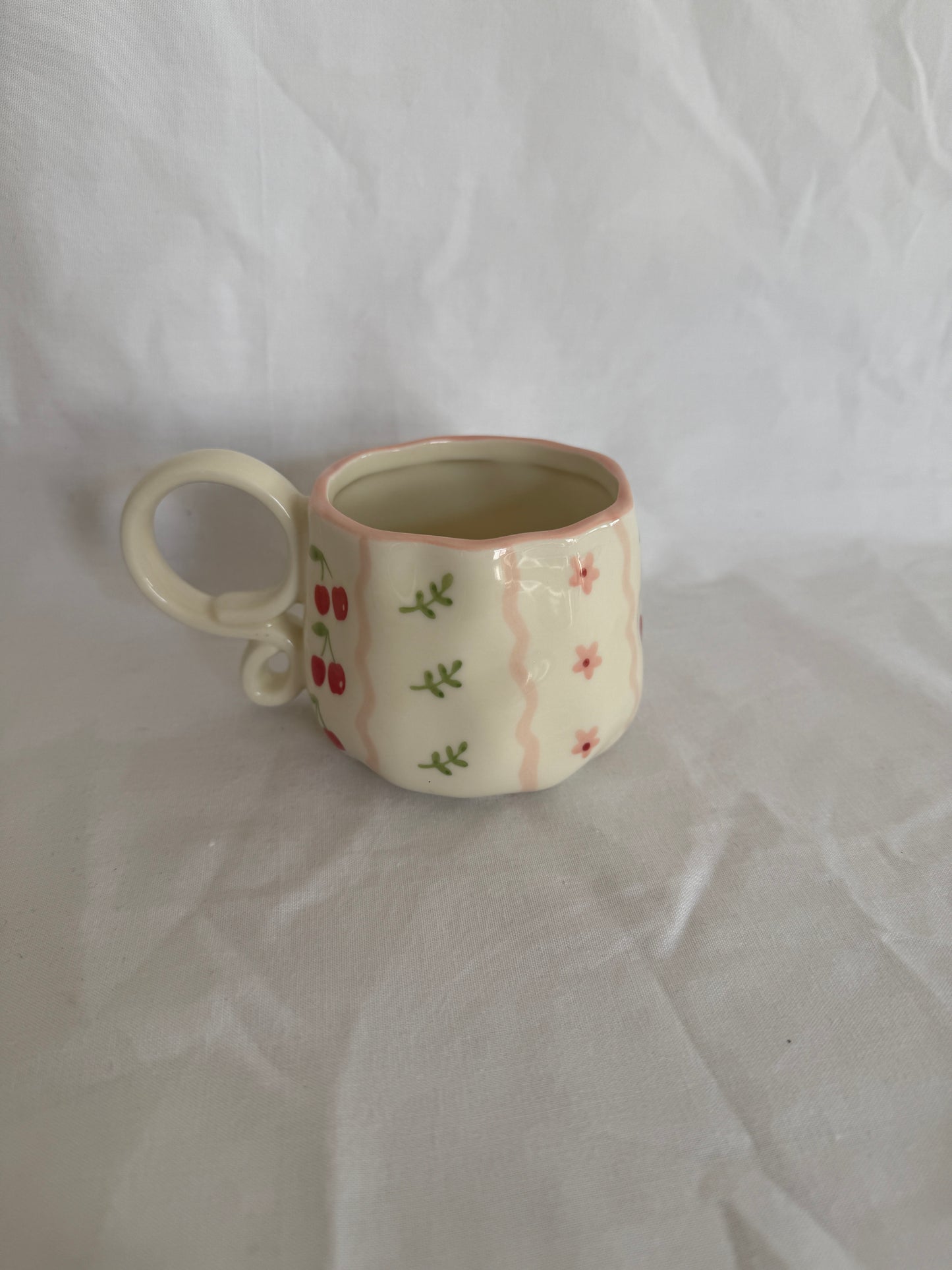 Camille Ceramic Cup and Saucer