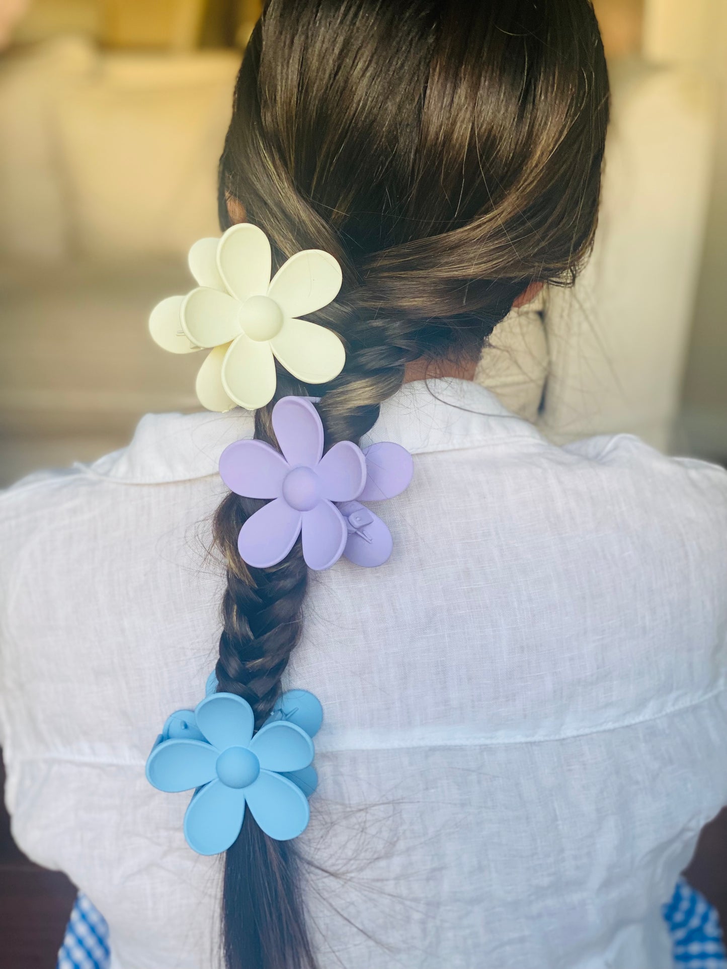 Flower Hair Claws