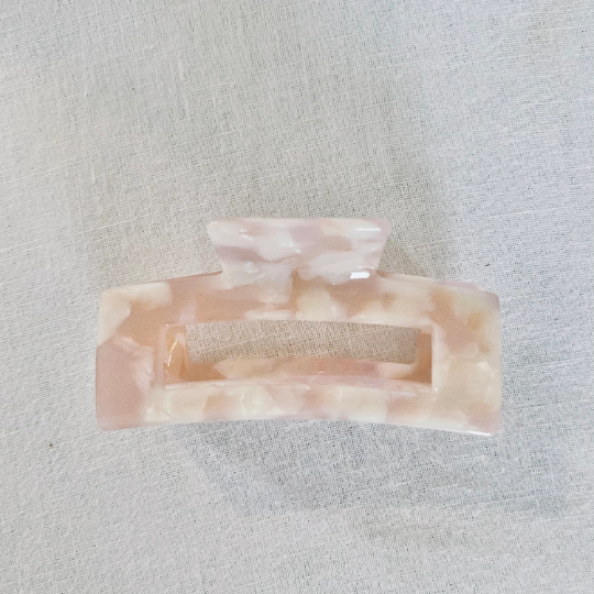 Luxe acetate hair claws rectangle