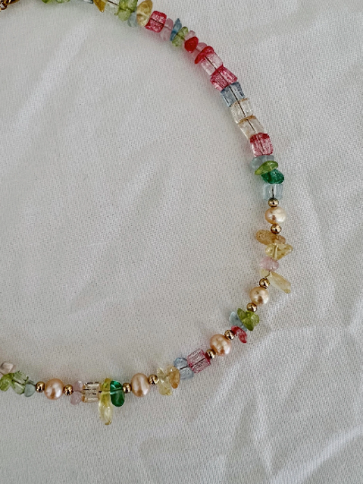 Pastels for Spring Necklace