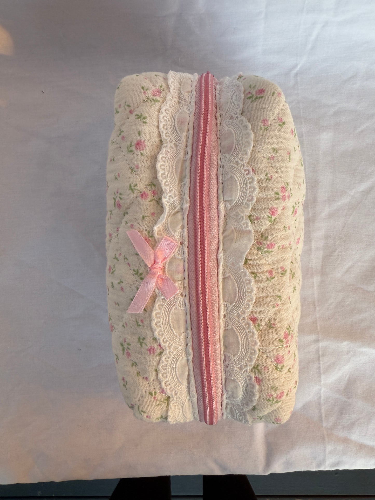 Rose Meadow Quilted Beauty Bag