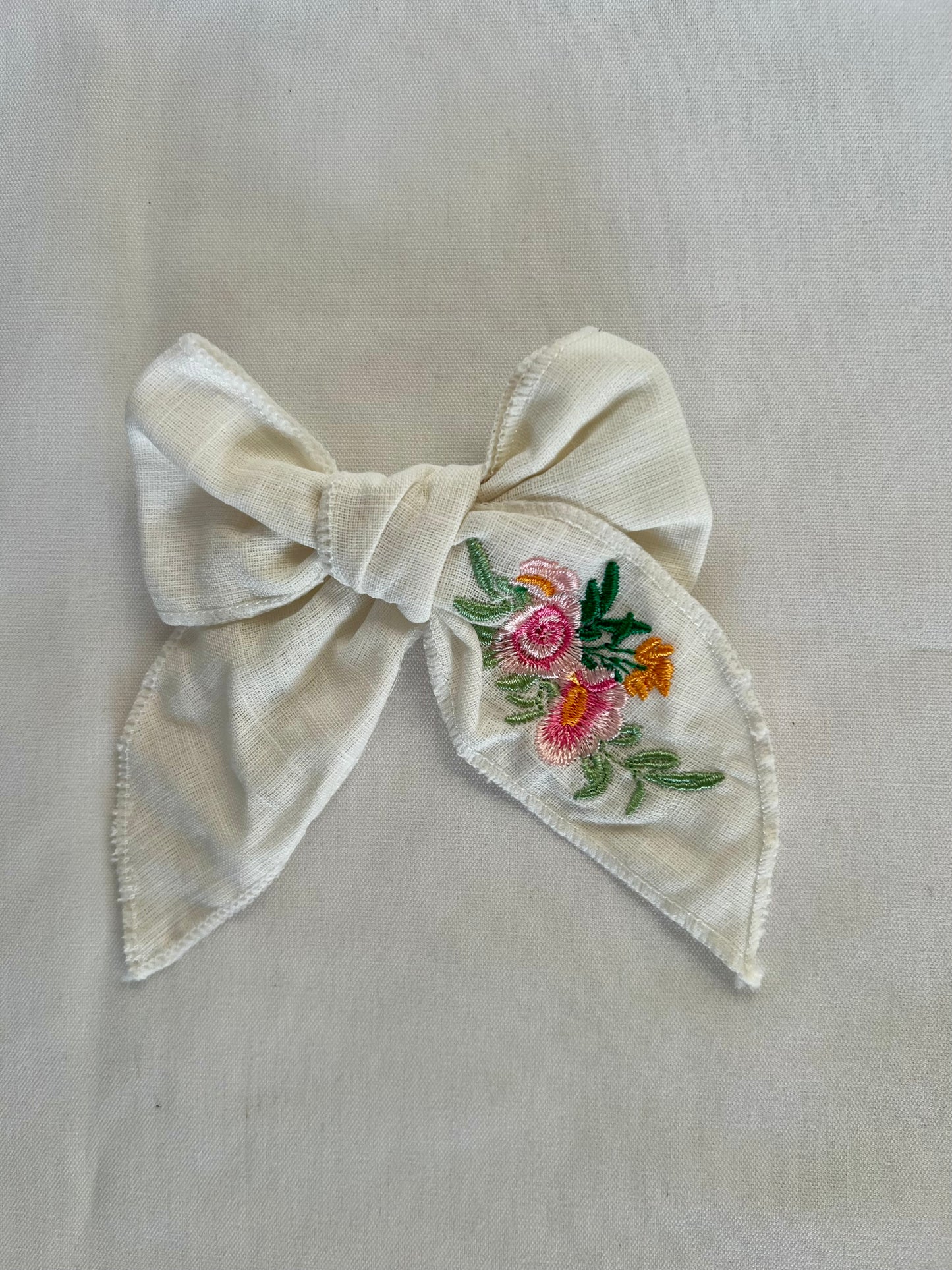 Flower Farm Bow Hair Clip