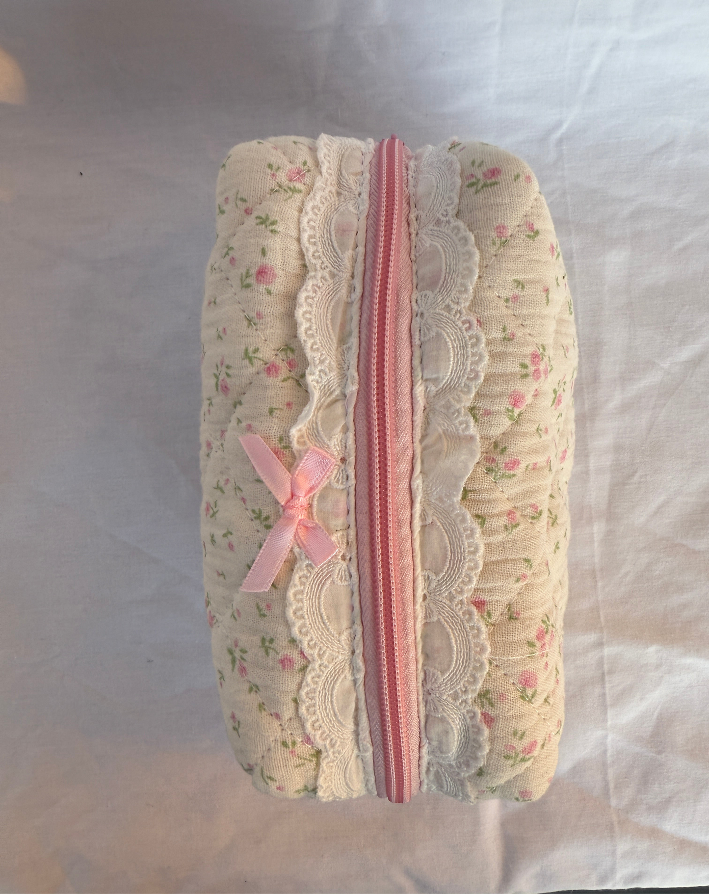 Rose Meadow Quilted Beauty Bag