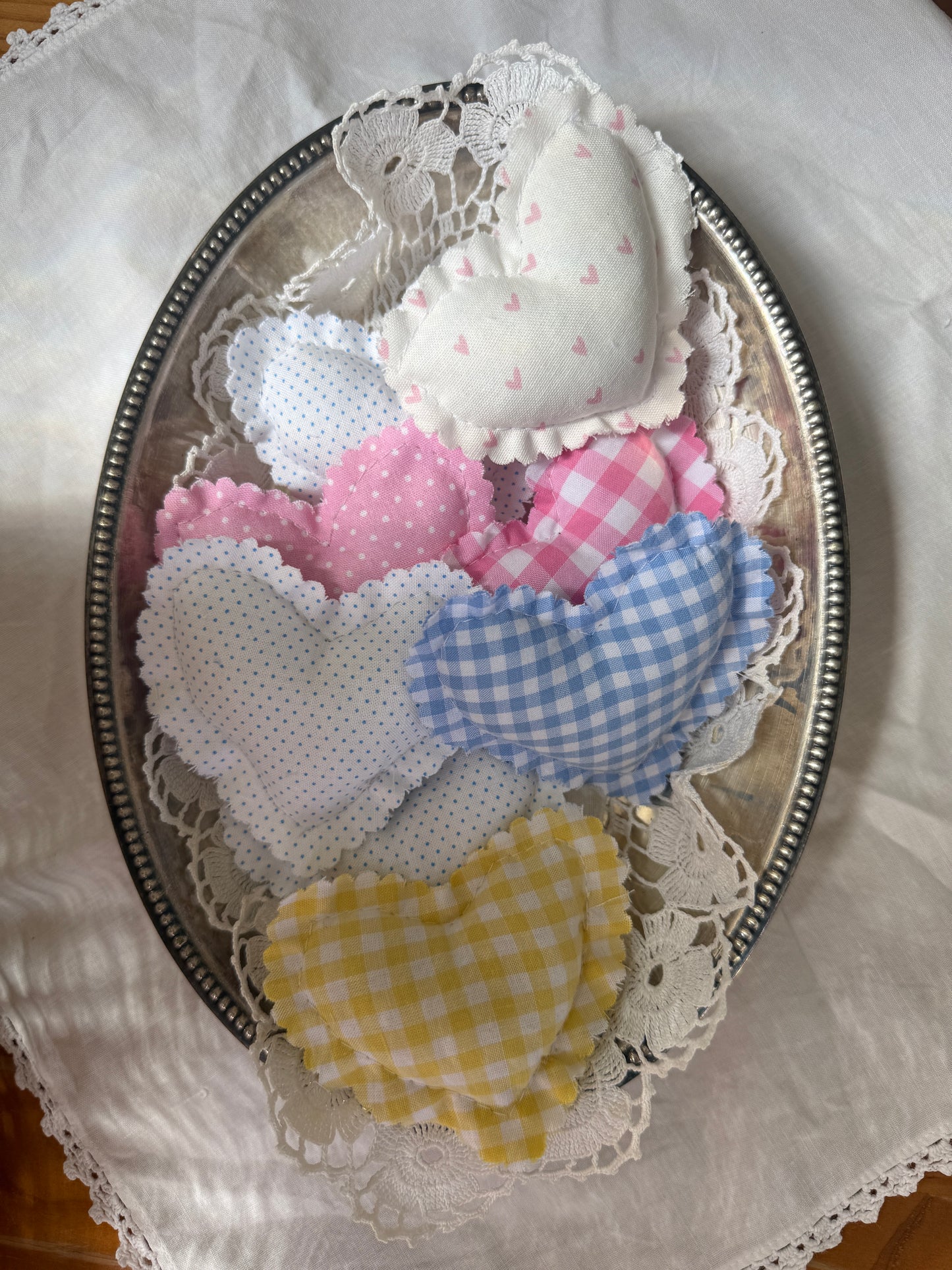 Whimsy Handmade Hearts set of three