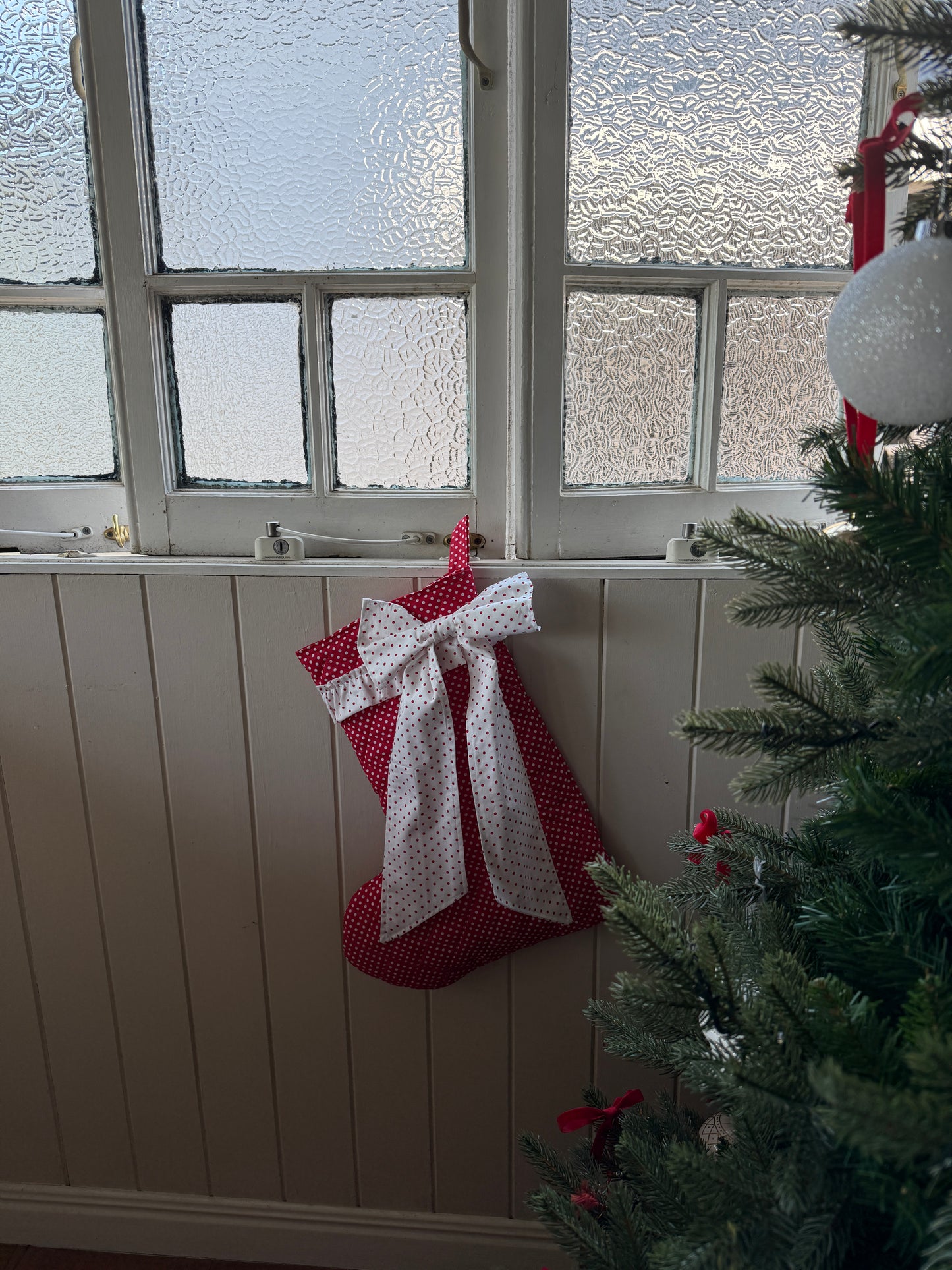 Maison Quilted Christmas Stocking