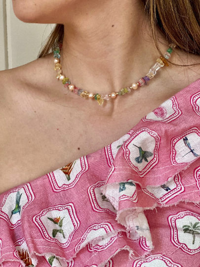 Pastels for Spring Necklace