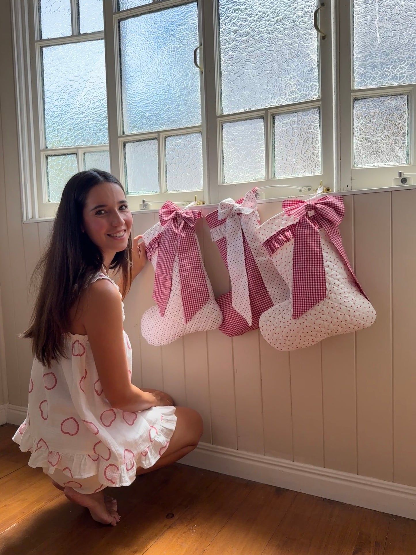 Maison Quilted Christmas Stocking