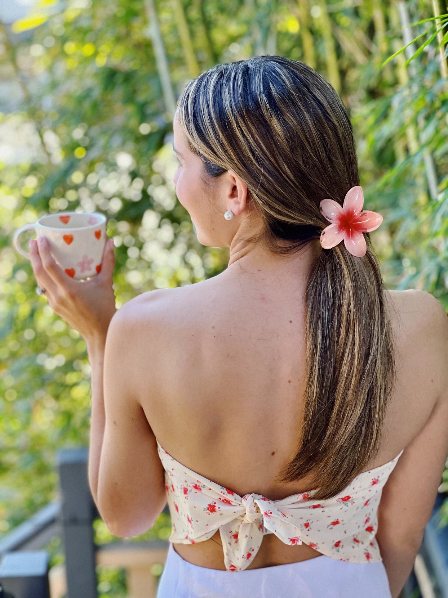 Frangipani Hair Claw