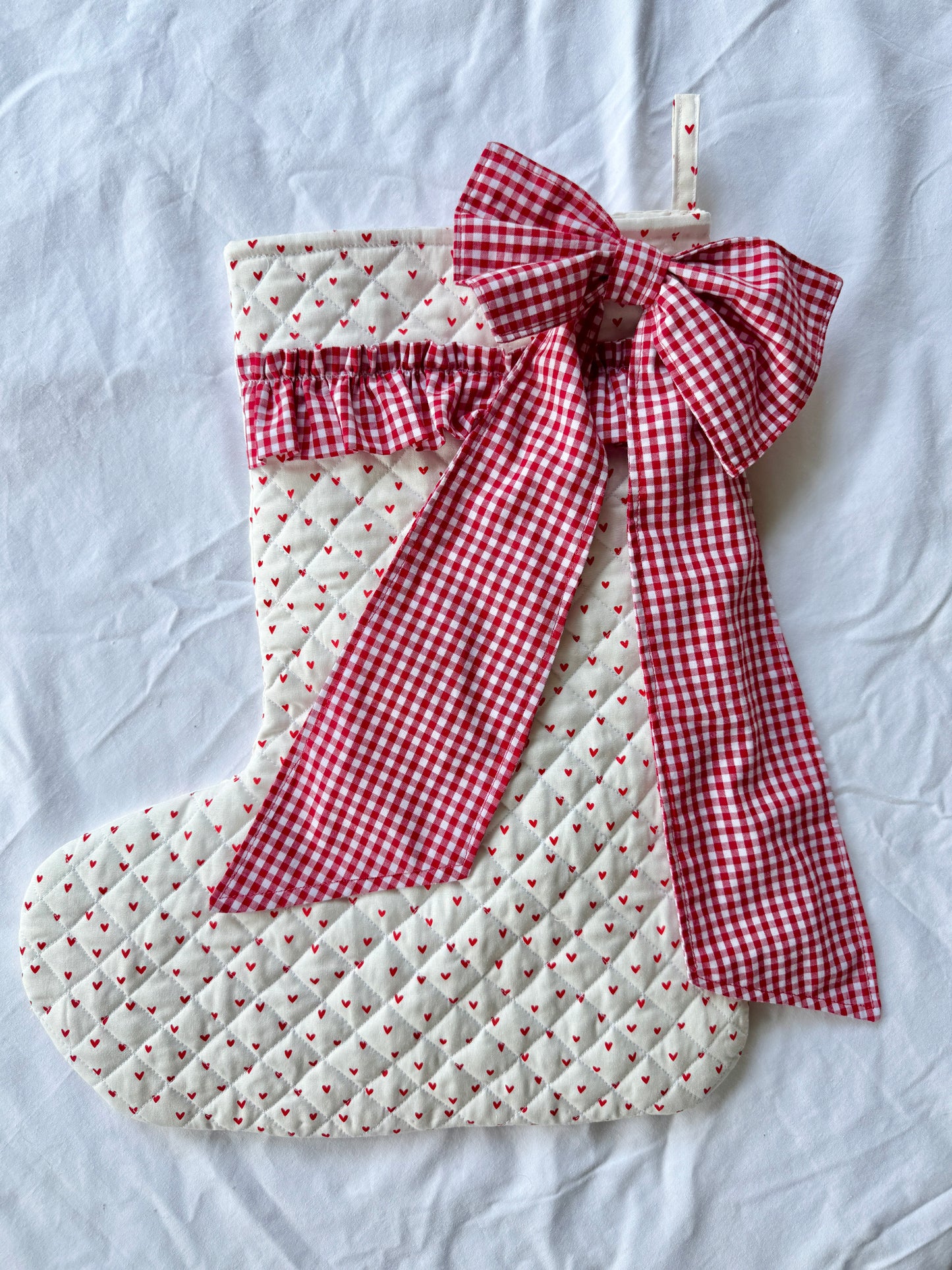 Maison Quilted Christmas Stocking