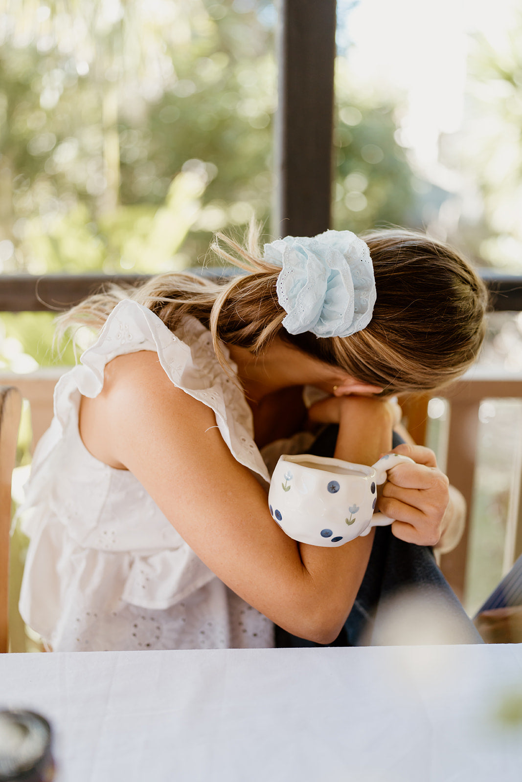 Zoe Fleur Ceramic Cup and Saucer