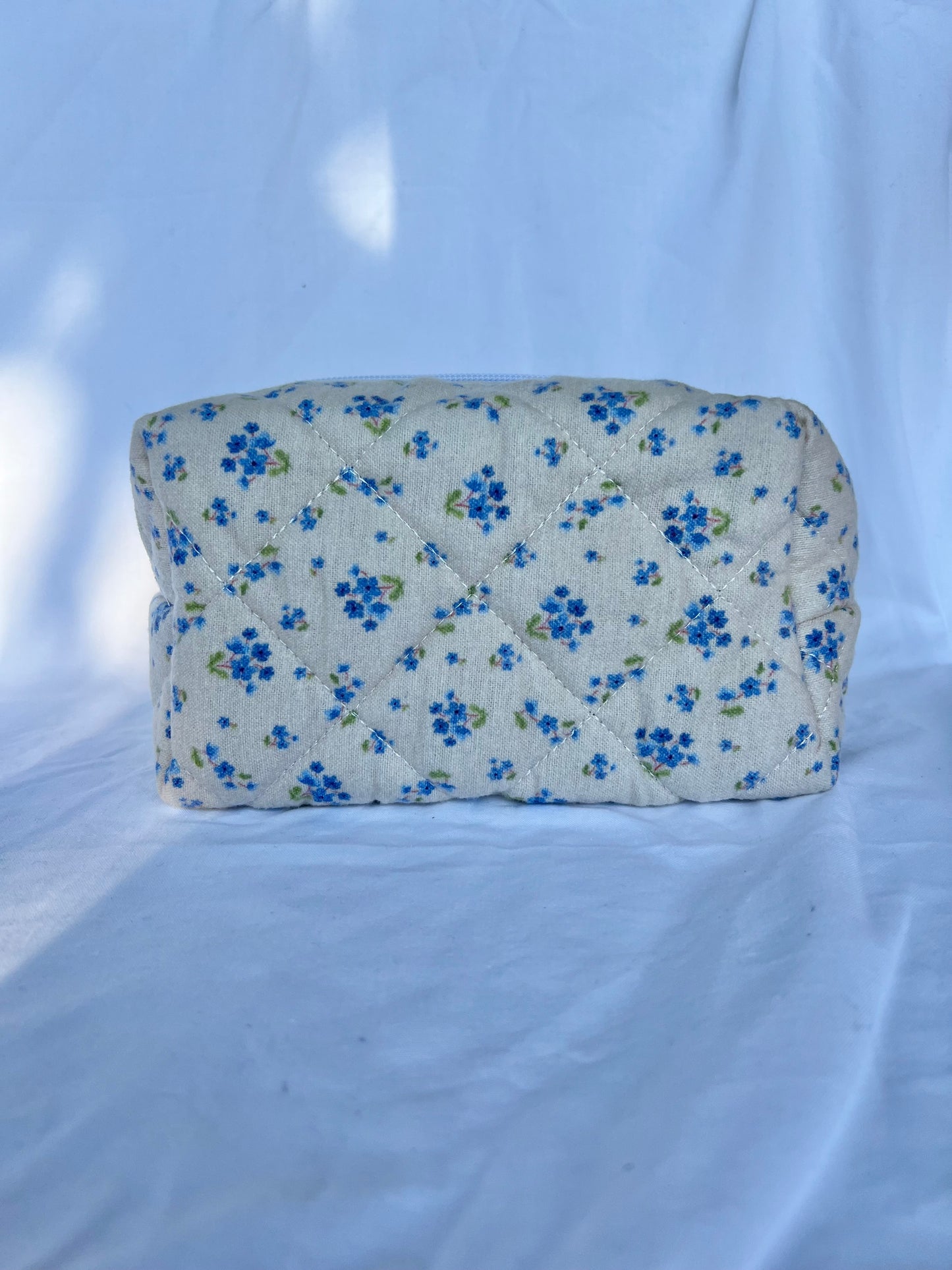 Bluebell Quilted Beauty Bag