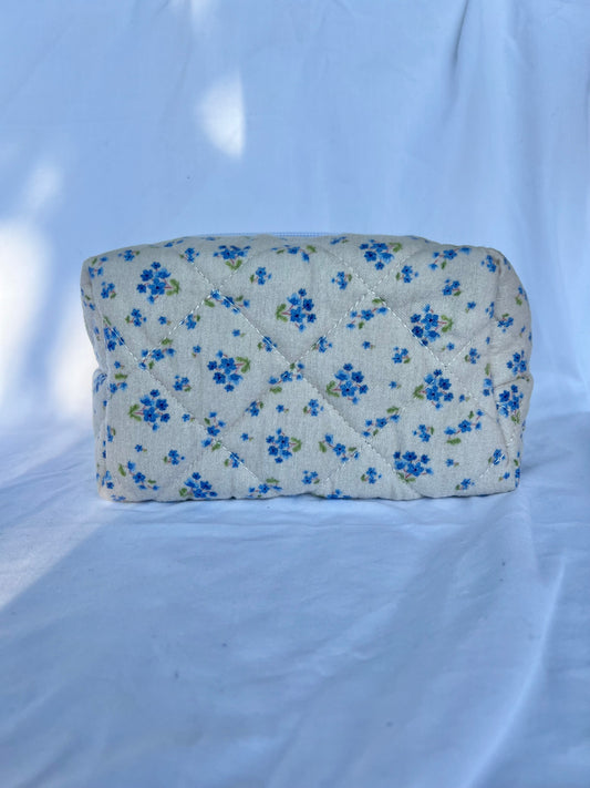 Bluebell Quilted Beauty Bag