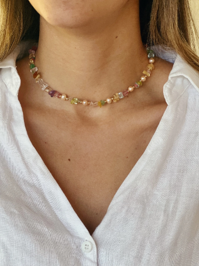 Pastels for Spring Necklace