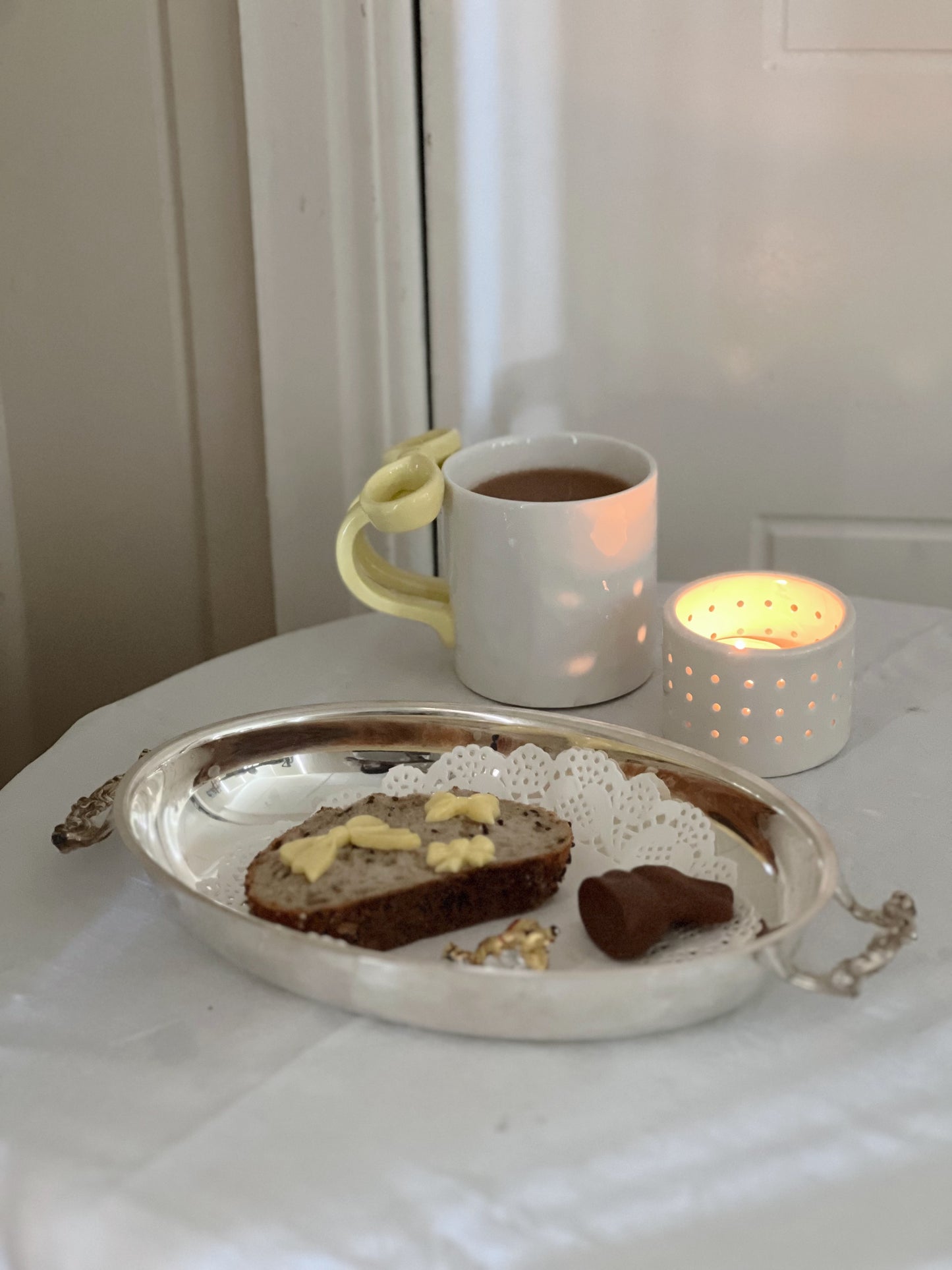 Butter Bow Ceramic Mug