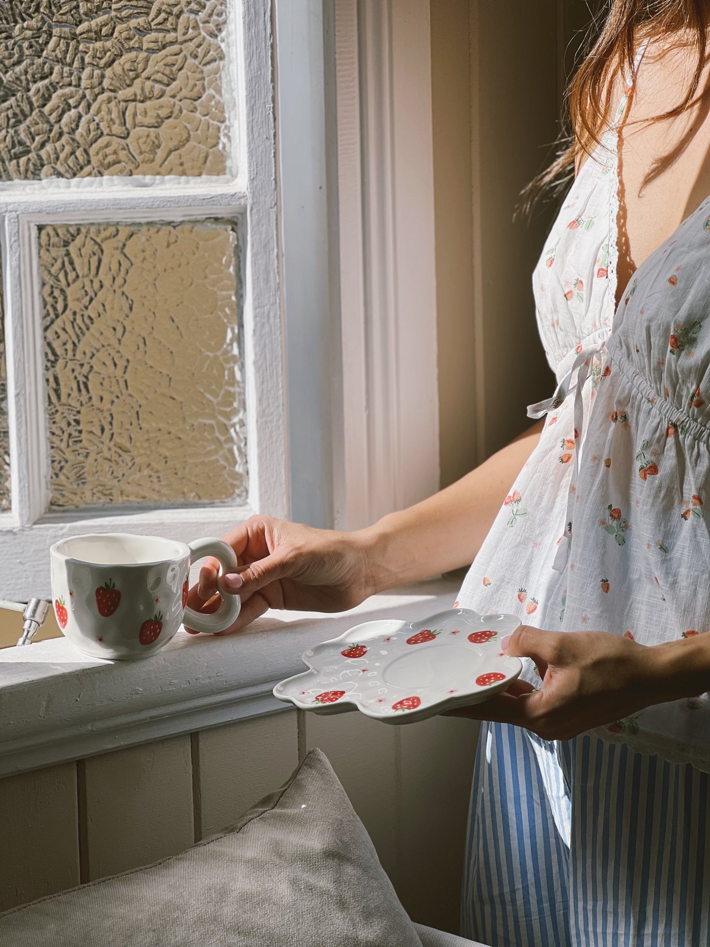 Strawberry Sunday Ceramic Mug