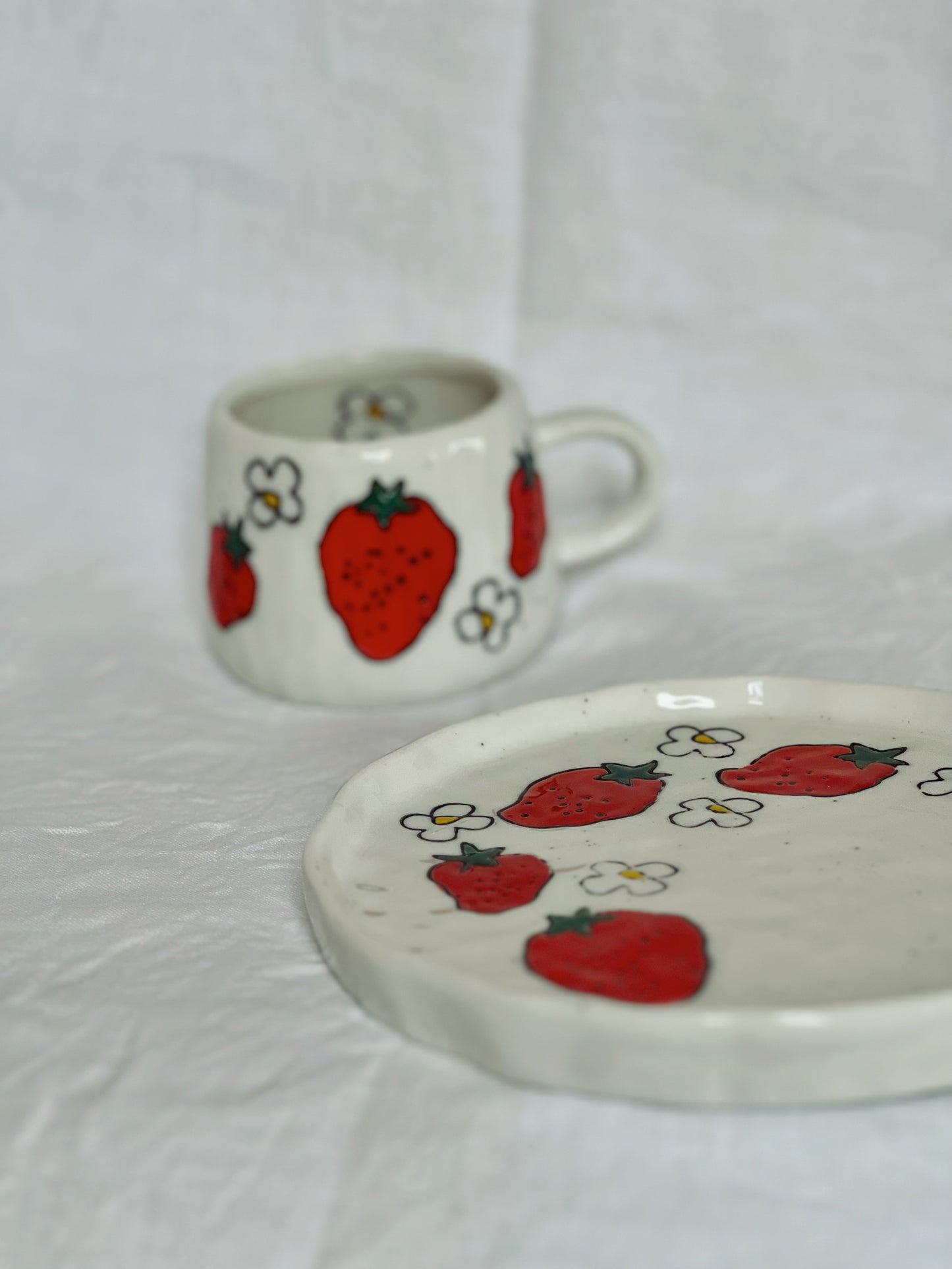 Strawberry Fields Cup and Saucer