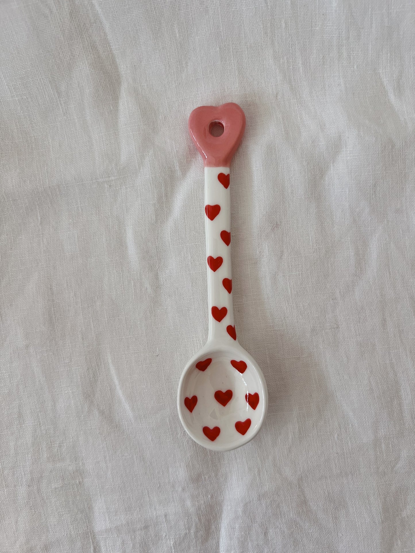 Love Blooms Ceramic Spoon