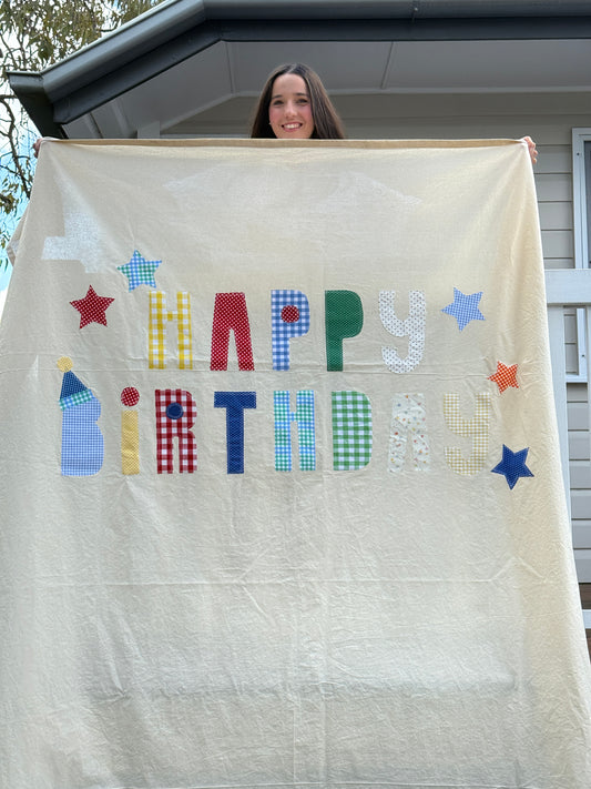 Handmade Birthday Banner Made to Order