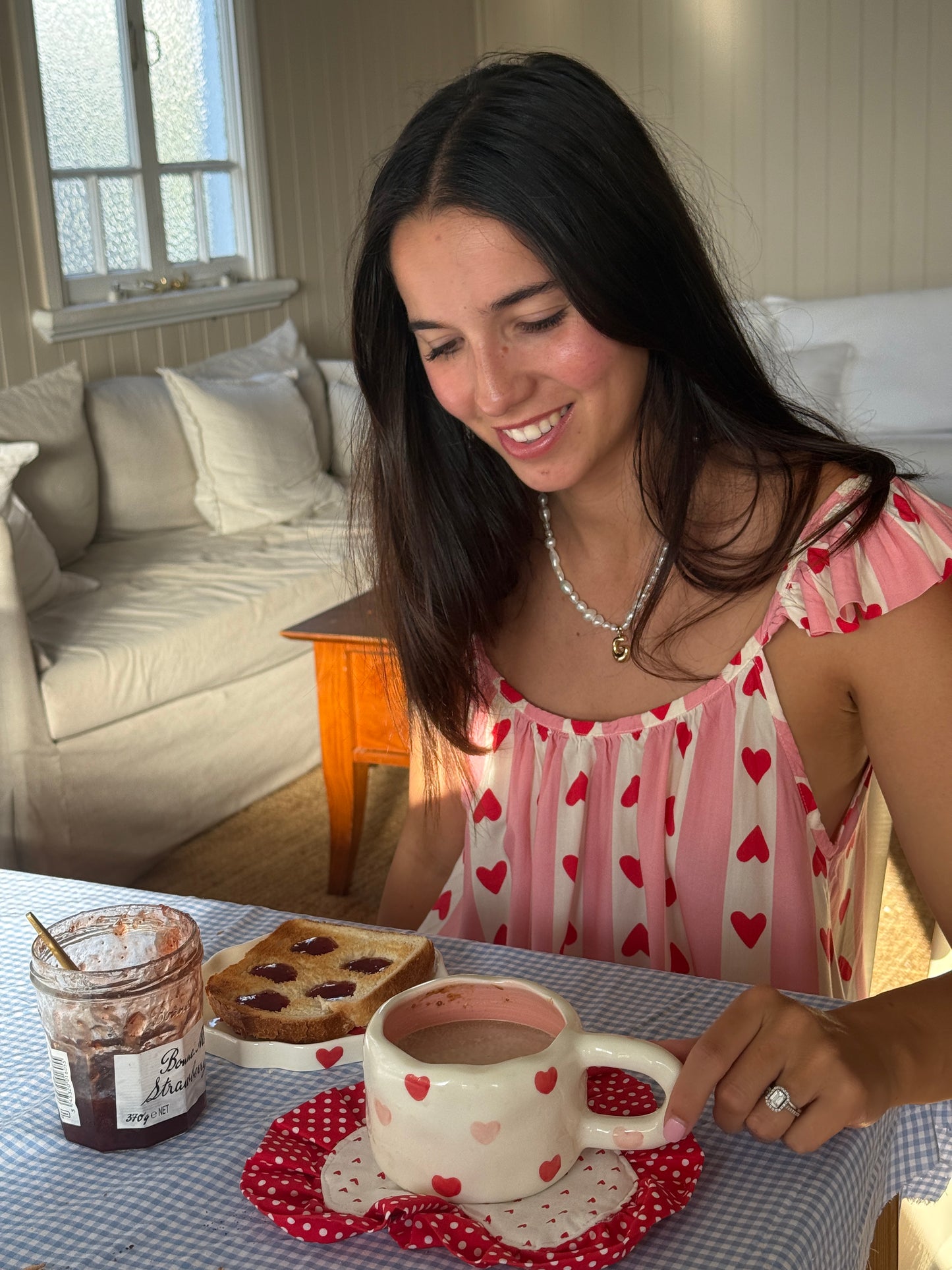 Love Note Handmade Heart Coasters