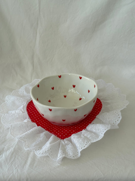 The Love Note Bowl (Red)