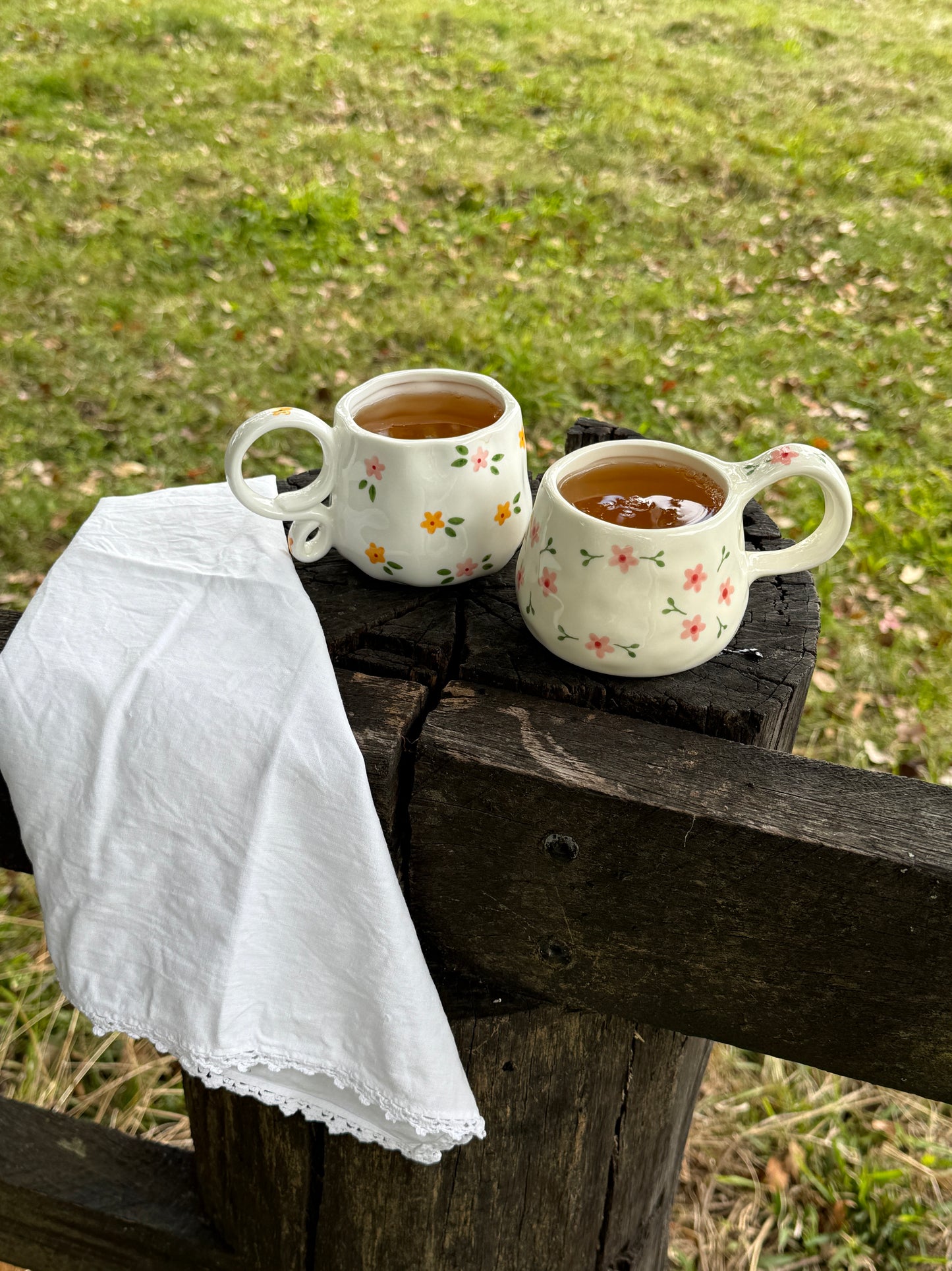 Daisy Eve Ceramic Cup and Saucer