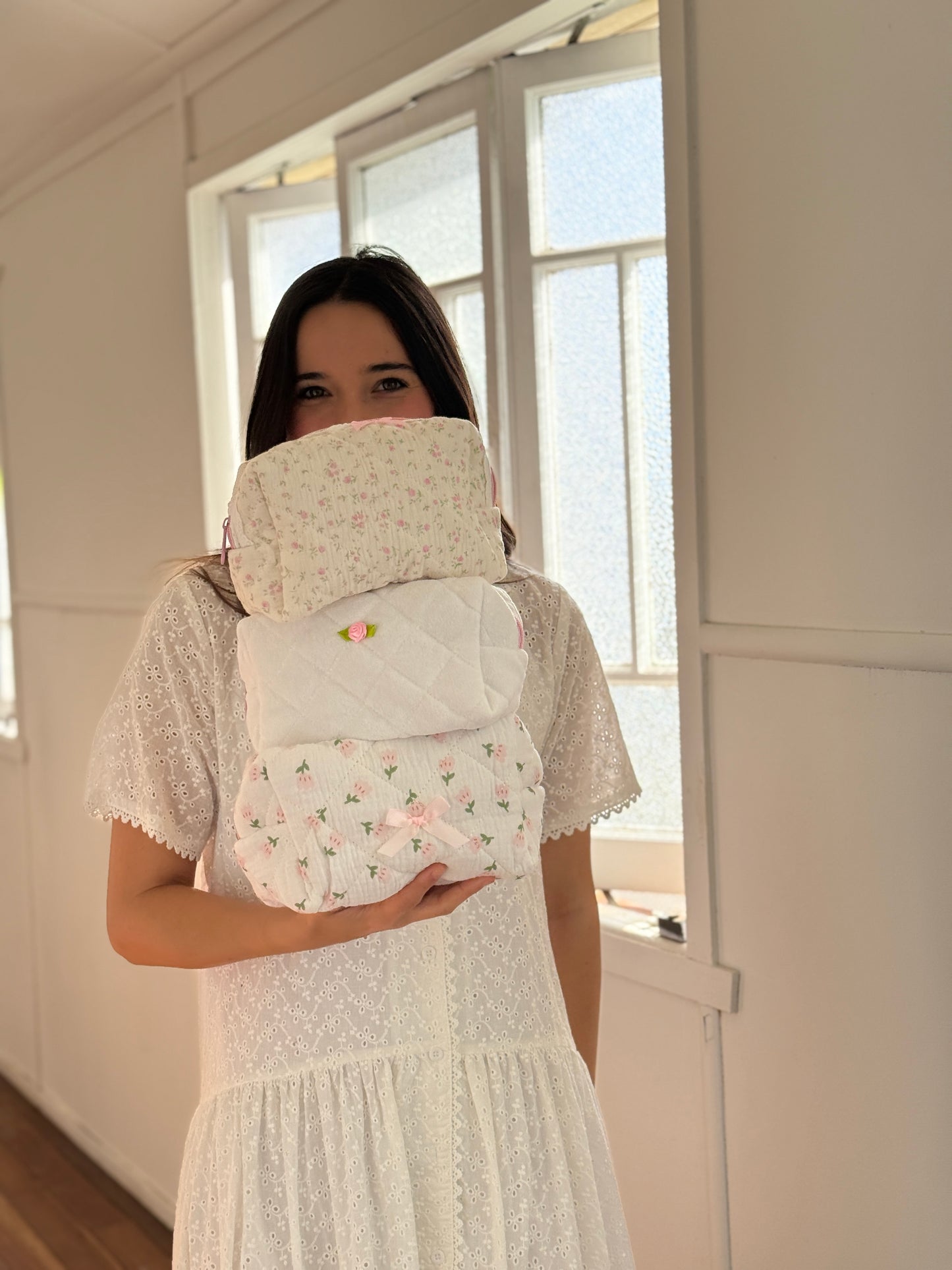 Cora Quilted Beauty Bag