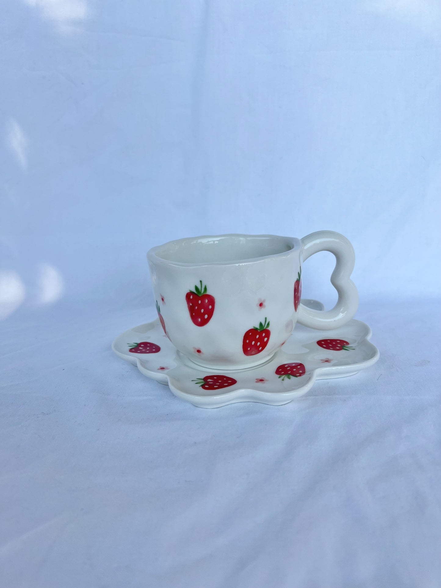 Strawberry Sunday Ceramic Mug