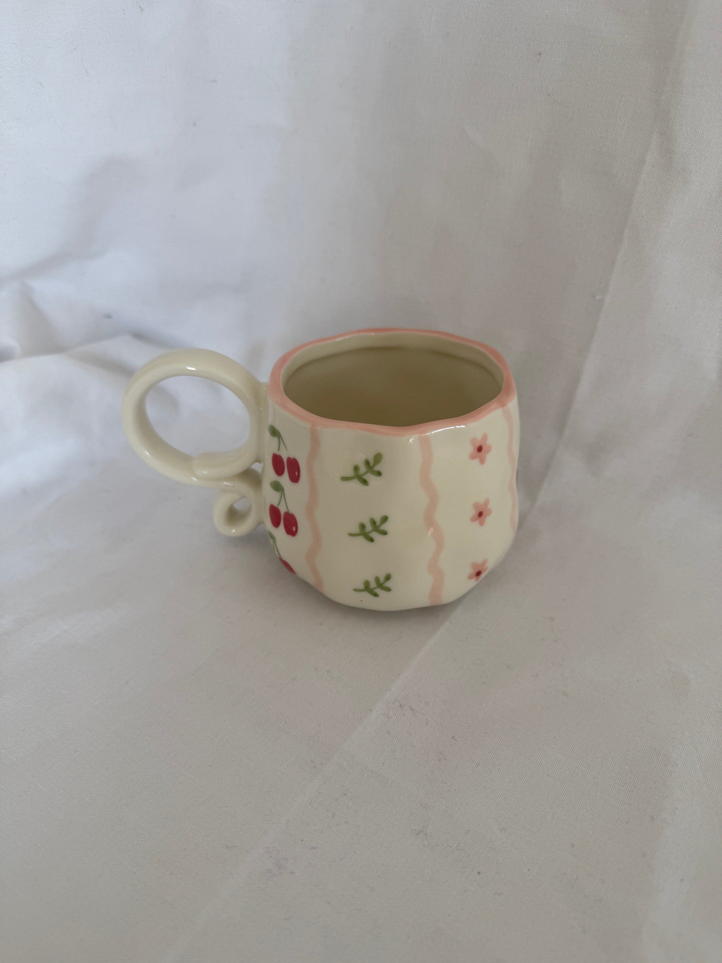 Camille Ceramic Cup and Saucer
