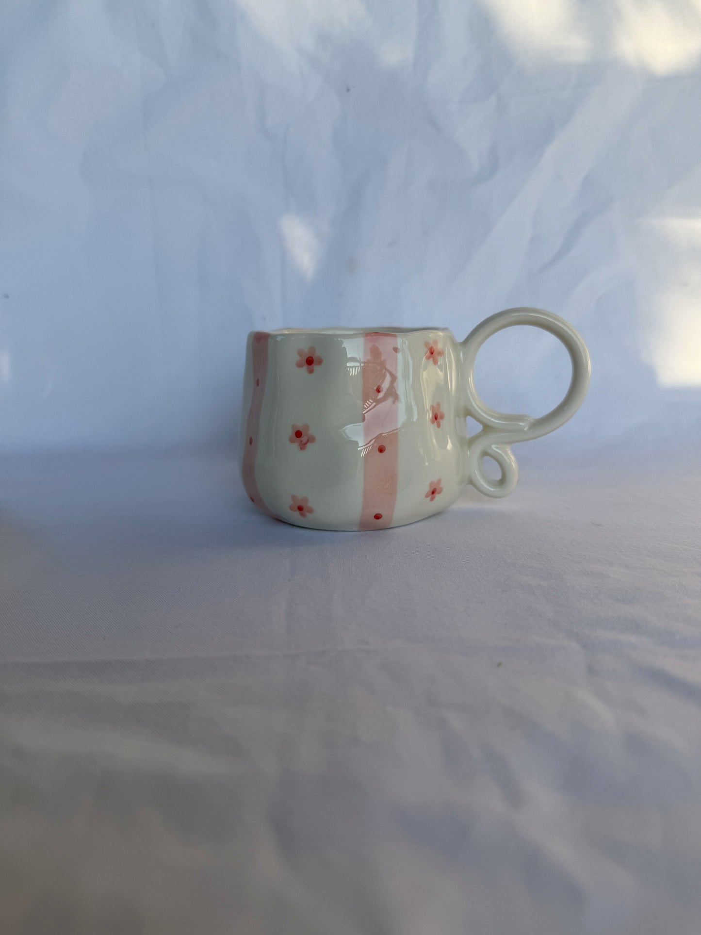 Delilah Daisy Ceramic Cup and Saucer