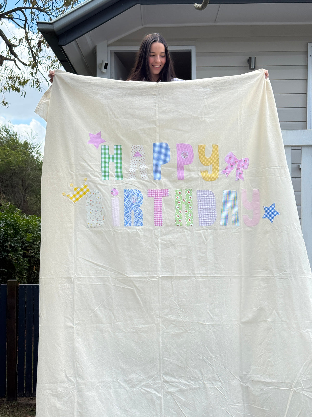 Ready-Made Pastel Happy Birthday Banner